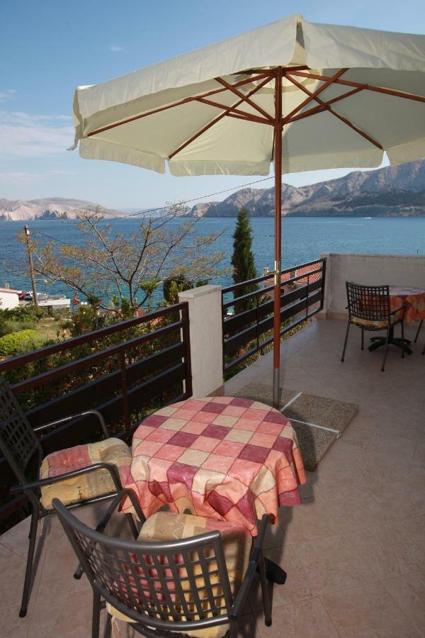 Double Rooms Jasna With Sea View Baška Eksteriør bilde